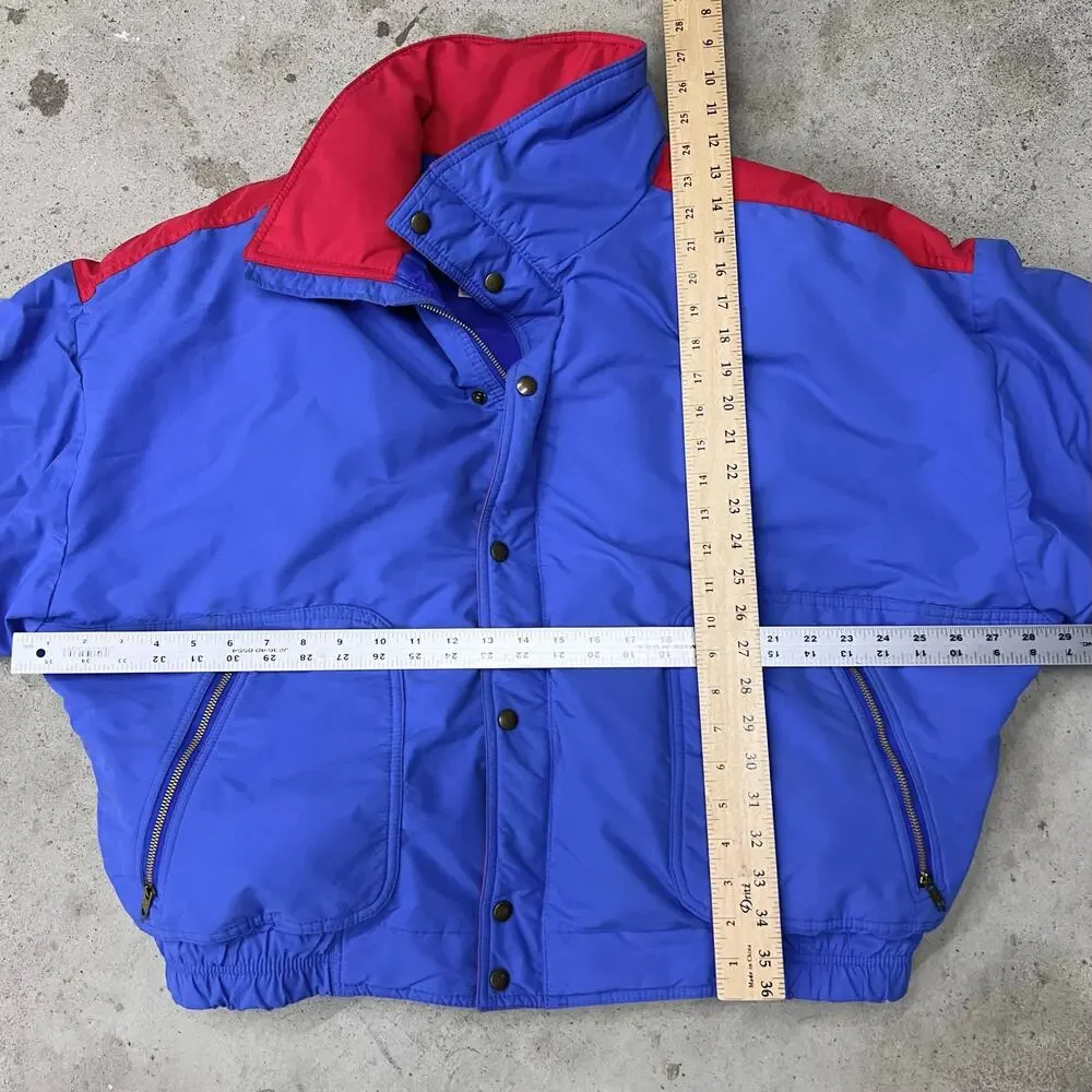 True Vintage 80s Alpine Designs Puffer Down Winter Ski Jacket Outdoors Gorpcore